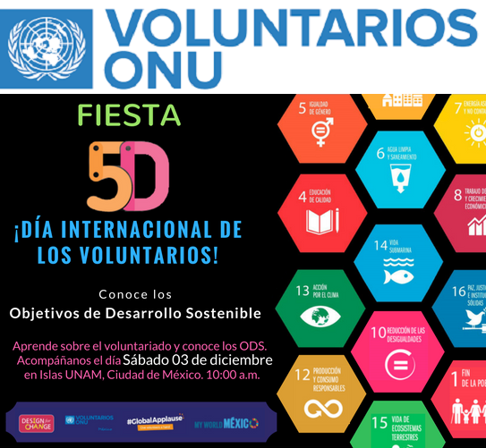 Fiesta 5D. Día Internacional de los Voluntarios