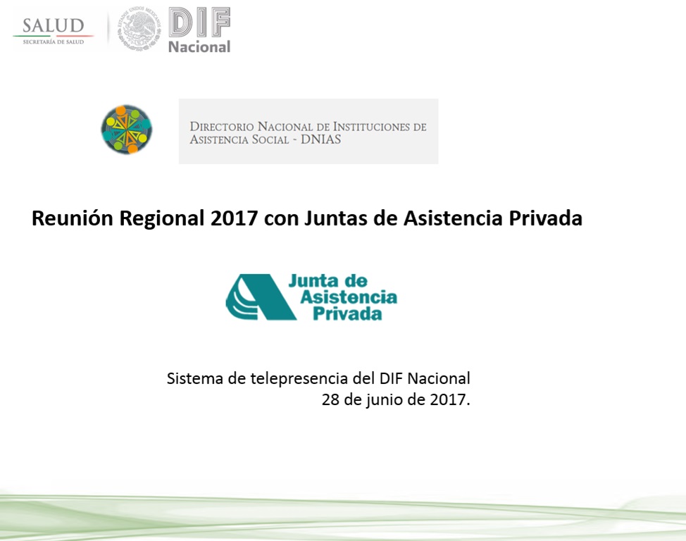Reunión Regional 2017 con Juntas de Asistencia Privada