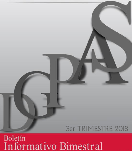 Boletín Informativo 3er Trimestre DGPAS  Jul/Ago/Sep 2018